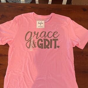 Pink Graphic Tee - Grace & Grit